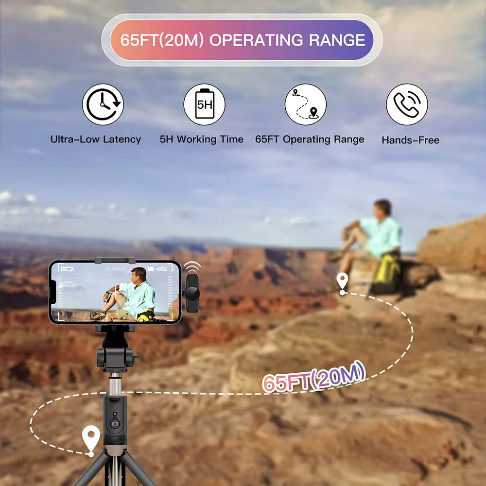 K61 Wireless Lavalier Microphone for iPhone, iPad, Android & Laptop